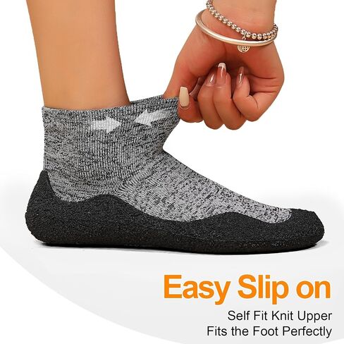 Rushine Mens Womens Minimalist Barefoot Socks Shoes | Non-Slip Water Shoes | Zero Drop Walking Shoes | Workout Yoga Shoes | Multi-Purpose & Ultr in Saudi Arabia