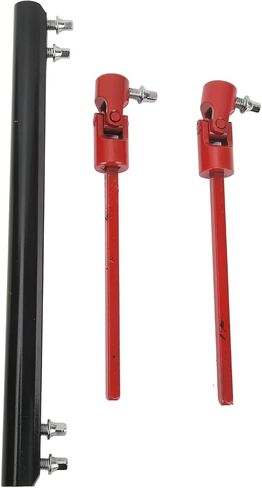 Double Kick Drum Pedal Drive Shaft Bar, Bass Drum Pedal Linkage Connector Arm for Drum Kit Percussion Instrument Parts (Silver) in Saudi Arabia