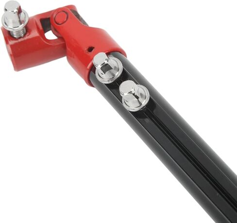 Double Kick Drum Pedal Drive Shaft Bar, Bass Drum Pedal Linkage Connector Arm for Drum Kit Percussion Instrument Parts (Silver) in Saudi Arabia