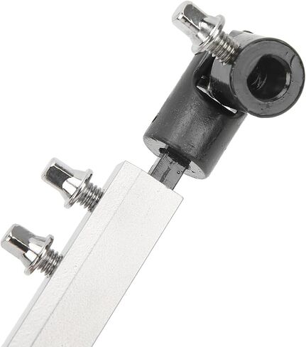 Double Kick Drum Pedal Drive Shaft Bar, Bass Drum Pedal Linkage Connector Arm for Drum Kit Percussion Instrument Parts (Silver) in Saudi Arabia