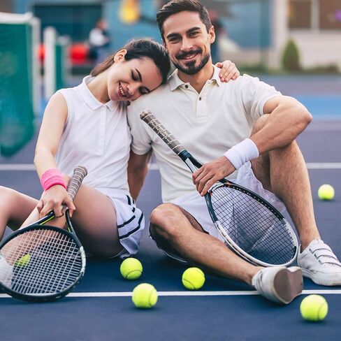 Vinsot 60 قطعة من كرات التنس مقاس 2.5 بوصة للتدريب على الضغط، كرات تنس مطاطية كبيرة، كرات لعب للكلاب الأليفة، كرات لعب للحيوانات الأليفة المبتدئة (أصفر) in Saudi Arabia