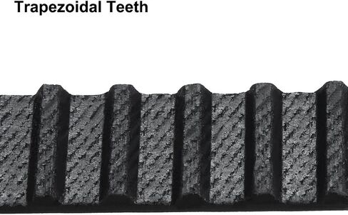uxcell 100XL Rubber Timing Belt Synchronous Closed Loop Timing Belt Pulleys 10mm Wide in Saudi Arabia
