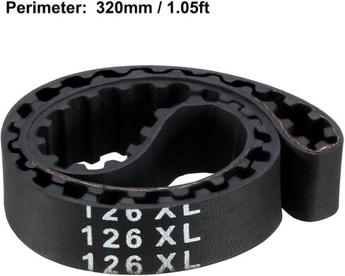 uxcell 100XL Rubber Timing Belt Synchronous Closed Loop Timing Belt Pulleys 10mm Wide in Saudi Arabia