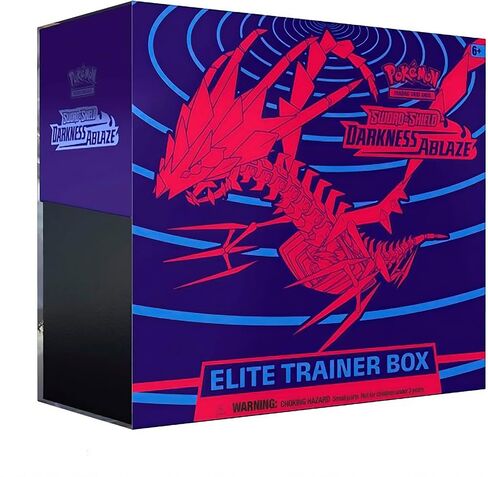 Pokémon TCG: صندوق تدريب النخبة Sword & Shield Darkness Ablaze Elite، متعدد الألوان in Saudi Arabia