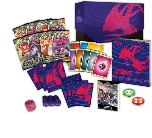 Pokémon TCG: صندوق تدريب النخبة Sword & Shield Darkness Ablaze Elite، متعدد الألوان in Saudi Arabia