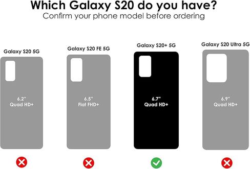 حافظة OtterBox Defender Series لهاتف Samsung Galaxy S20+ 5G (فقط) - حافظة فقط - حماية دفاعية ميكروبية - عبوة غير مخصصة للبيع بالتجزئة - أسود in Saudi Arabia