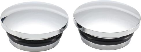 MoKitDora Harley Handlebar Base End Cap Bars Lid Cover, Chrome in Saudi Arabia