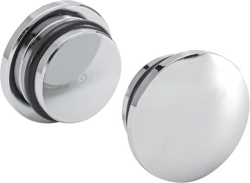 MoKitDora Harley Handlebar Base End Cap Bars Lid Cover, Chrome in Saudi Arabia
