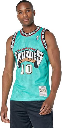 Mitchell & Ness NBA Vancouver Grizzlies Mike Bibby 1998 Swingman Road Jersey in Saudi Arabia