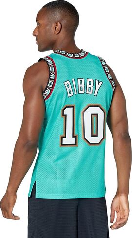 Mitchell & Ness NBA Vancouver Grizzlies Mike Bibby 1998 Swingman Road Jersey in Saudi Arabia