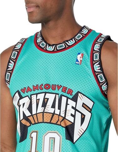 Mitchell & Ness NBA Vancouver Grizzlies Mike Bibby 1998 Swingman Road Jersey in Saudi Arabia