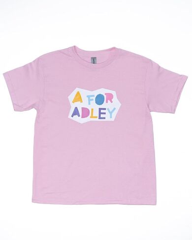 A FOR ADLEY Merch, Adley's Best Friends Forever Line BFF Craft Logo Youth Tee Shirt in Colors Handpicked by Adley in Saudi Arabia