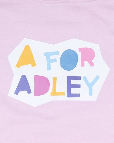 A FOR ADLEY Merch, Adley's Best Friends Forever Line BFF Craft Logo Youth Tee Shirt in Colors Handpicked by Adley in Saudi Arabia