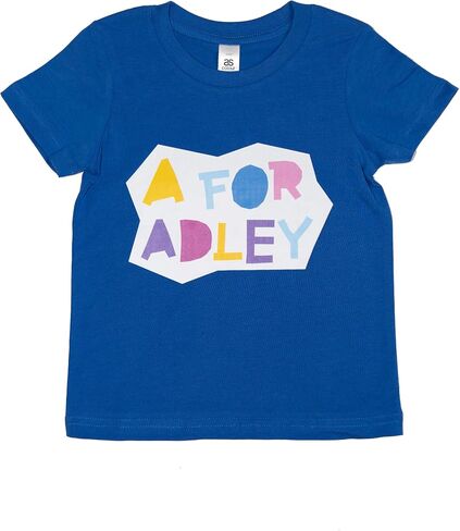 A FOR ADLEY Merch, Adley's Best Friends Forever Line BFF Craft Logo Youth Tee Shirt in Colors Handpicked by Adley in Saudi Arabia