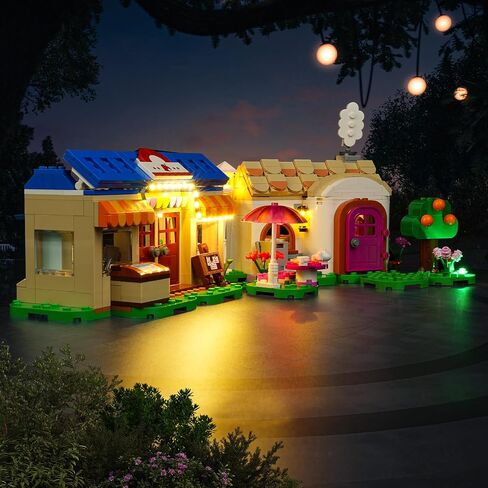 DALDED LED Lighting Kit for Lego Animal Crossing Nook’s Cranny & Rosie's House, LED Light Compatible with Lego 77050 Building Block Models (Not Include Lego Set) in Saudi Arabia