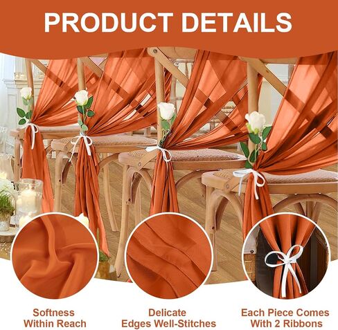 10 Pack 10ft Baby Pink Chiffon Table Runners,Wedding Table Runner,Sheer Romantic Tulle Table Runner for Christmas Wedding Bridal Tea Party Baby Shower Birthday Party Table Decorations(120 x 12 in) in Saudi Arabia