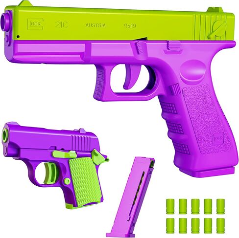 Shell Ejecting Toy Gun Stress Reducing Toys for Autism,Toy Pistol Can be Loaded but Can't be Fired,Great Gift for Girls Boys Adults Kids in Saudi Arabia