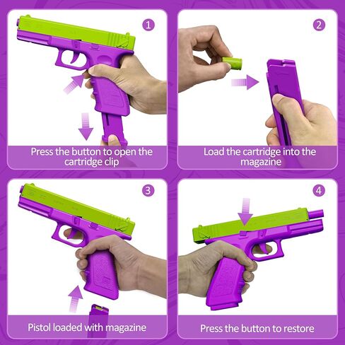 Shell Ejecting Toy Gun Stress Reducing Toys for Autism,Toy Pistol Can be Loaded but Can't be Fired,Great Gift for Girls Boys Adults Kids in Saudi Arabia