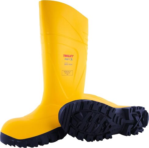 Tingley StepLite X Powered by Bekina 77253 Boots, Mens 4 / Womens 6, Yellow/Navy in Saudi Arabia