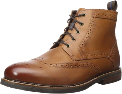 Nunn Bush Men's Odell Wingtip Dress Casual Chukka Boot, Tan Crazy Horse, 9 X-Wide in Kuwait