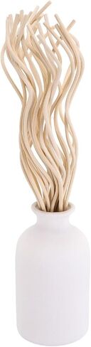 PATIKIL 28CM/11Inch Rattan Reed Diffuser Sticks, 50 Pcs Rattan Wavy Refill Stick Aroma Fragrance Replacement for Home Hotel Office Party Wedding, Black in Saudi Arabia