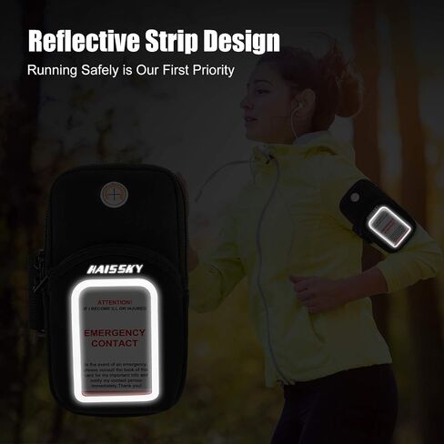 Cell Phone Armband Pouch Running Armband Case for iPhone 15 14 13 12 11 Pro Max XS XR X 8 7 Plus Samsung S22 S21 up to 6.9", Running Phone Holder Sports Arm Bands for Walking Gym Exercise Fitness in Saudi Arabia