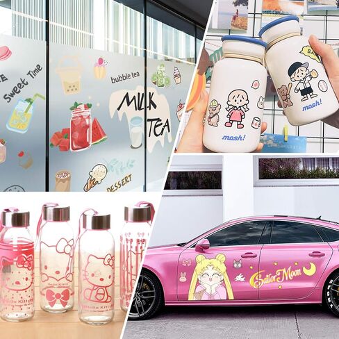 selizo Transfer Tape for Vinyl, 20 Pack Vinyl Transfer Tape Clear Contact Paper for Cricut Vinyl Craft in Saudi Arabia