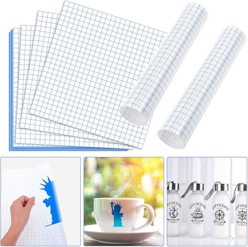 selizo Transfer Tape for Vinyl, 20 Pack Vinyl Transfer Tape Clear Contact Paper for Cricut Vinyl Craft in Saudi Arabia