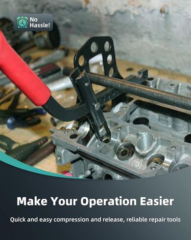 SCITOO Pro Cylinder Head Service Set Tool Kit Spring Compressor Installer Fit for 8 16 and 24 Engines in Saudi Arabia
