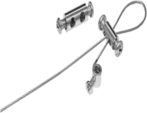 TAODAN 25PCS M3 6x6mm New Upgrade Steel Wire Rope Cable Clamps, Single Hole Stainless Steel Wire Rope Clips in Saudi Arabia