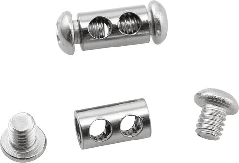TAODAN 25PCS M3 6x6mm New Upgrade Steel Wire Rope Cable Clamps, Single Hole Stainless Steel Wire Rope Clips in Saudi Arabia