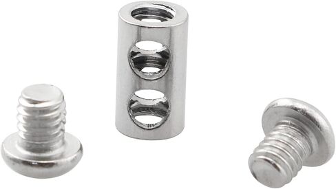 TAODAN 25PCS M3 6x6mm New Upgrade Steel Wire Rope Cable Clamps, Single Hole Stainless Steel Wire Rope Clips in Saudi Arabia