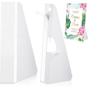 12 Pack Poster Stand Self Stick Easel Back Poster Board Stand Convenient Peel and Stick Self Adhesive Easels Display Cardboard Sign (7 Inch) in Kuwait