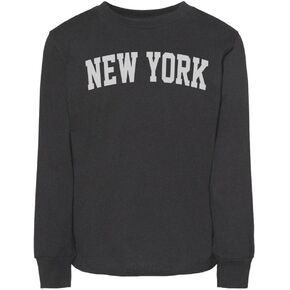 New York College Style Toddler Kids Long Sleeve T-Shirt in Kuwait