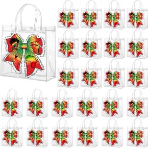 Tioncy 24 Pcs Clear Tennis Gift Bags with Handle Tennis Treat Candy Goodie Bags Sports Theme Party Favor for Team Snack Birthday Supplies, 8 x 8 x 3.15'' in Kuwait