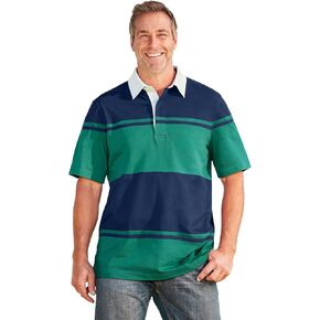 KingSize Men's Big & Tall Short Sleeve Rugby in Saudi Arabia