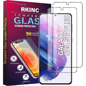 RKINC Screen Protector [2-Pack] for Samsung Galaxy S22 5G, Tempered Glass Film Screen Protector, 0.33mm Fingerprint Support [LifetimeWarranty][Bubble-Free][Anti-Scratch][Anti-Shatter] in Kuwait