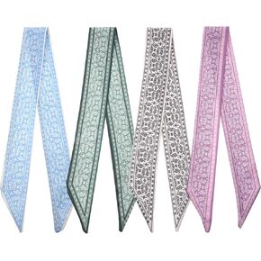 Purse Scarf Handbags for Women,4 PCS Purse Scarf for Bags, Hair Handbag Women Scarfs Band Hair Neck Scarves in Saudi Arabia