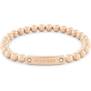 Tommy Hilfiger Women's Jewelry - Metal Stretch Bracelet with Elastic Closure - Perfect for Layering - Classic Jewelry for Everyday Wear - Gift for Her in Kuwait