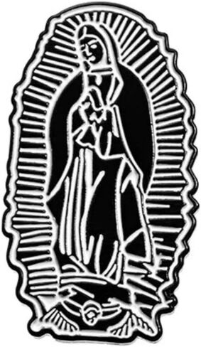 Our Lady of Guadalupe Virgin Mary Jesus Christian 1.2" Enamel Pin Badge in Saudi Arabia