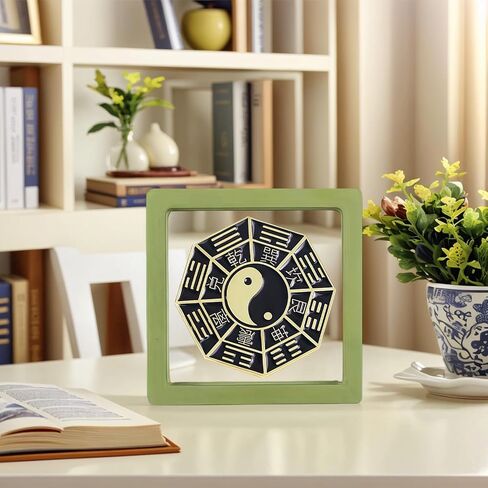 RCWG Lucky Pin, Chinese Tai Chi Eight Trigrams, Funny Button Pin, Chinese Aesthetic Enamel Lapel Pin for Backpacks, Jackets, Hats, Kids, Girls. Attract Positive Energies Wealth, Health, Luck and Peace in Kuwait