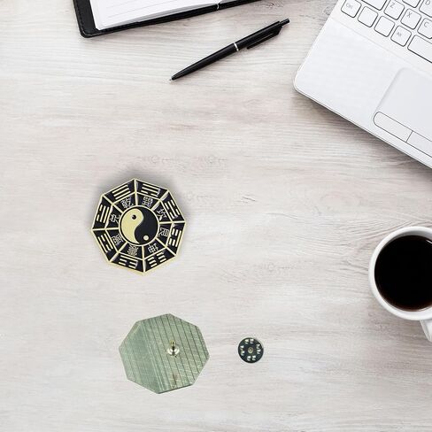 RCWG Lucky Pin, Chinese Tai Chi Eight Trigrams, Funny Button Pin, Chinese Aesthetic Enamel Lapel Pin for Backpacks, Jackets, Hats, Kids, Girls. Attract Positive Energies Wealth, Health, Luck and Peace in Kuwait