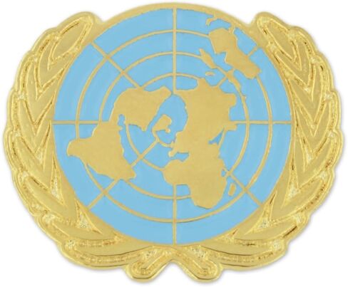 PinMart United Nations UN World Peace Enamel Lapel Pin in Saudi Arabia