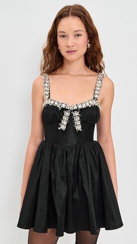 For Love & Lemons Women's Emalie Taffeta Mini Dress in Saudi Arabia