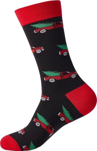 Christmas Tree Socks for Men, Funny Holiday Socks, Xmas Gift in Saudi Arabia