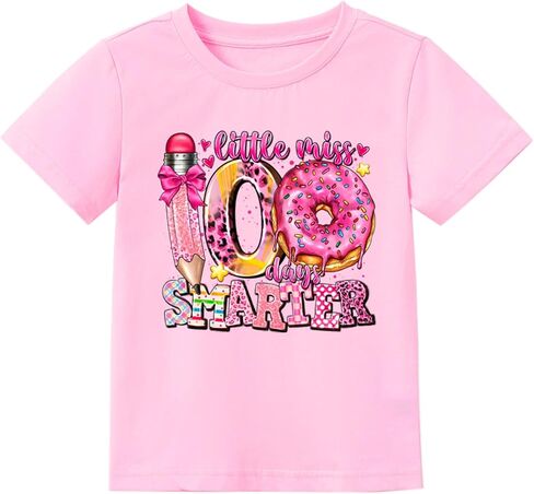 Toddler Boys Girls 100 Days of School Shirt Kids Funny Back to School Celebration Tees Outfit 2T in Kuwait