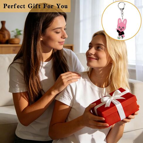 8 قطعة سلسلة مفاتيح SK-Z، سلسلة مفاتيح لطيفة من الأكريليك، حلقة مفاتيح، سلسلة مفاتيح كرتونية للجماهير الضالة in Kuwait