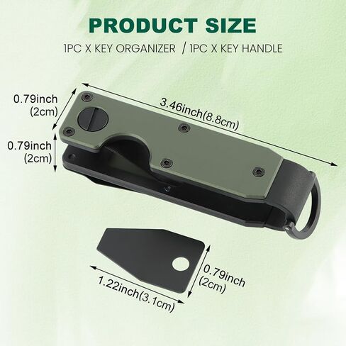 Key Organizer, Chain Holder Organizer, Minimalist Holder for keychain Secures 1-5 Keys in Saudi Arabia