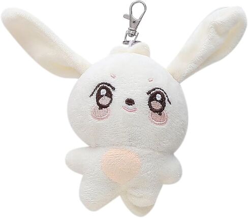 Cute Cartoon Animal Keychain Plush Doll Keyring Backpack Handbag Charm Pendant for Fans 10 CM in Saudi Arabia