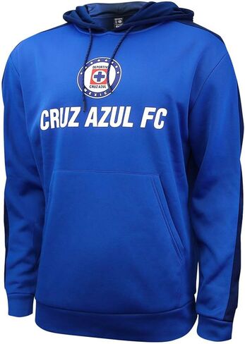 Icon Sports Cruz Azul Hoodie – Official Men’s Casual Long Sleeve Sweatshirt Soccer Football Team Active Pullover Top CR41PH-B S in Saudi Arabia